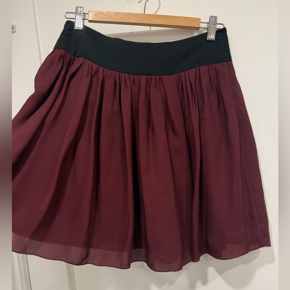 Banana Republic Silk Gathered Mini Skirt - Picture 8 of 9